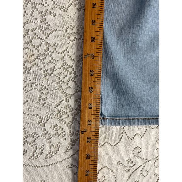 Vintage Bebe Distressed Skinny Made in USA Stretch Denim Jeans SIZE 29 - Picture 9 of 10